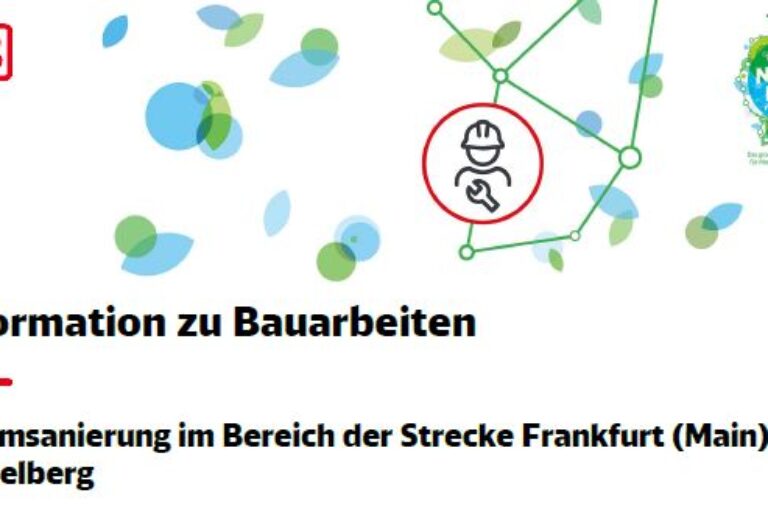 Plakat zur Dammsanierung
