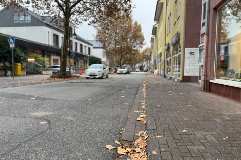 Die Promenadenstraße in Bensheim wird zur Einbahnstraße.