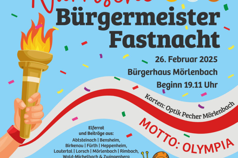 Plakat Bürgermeisterfastnacht