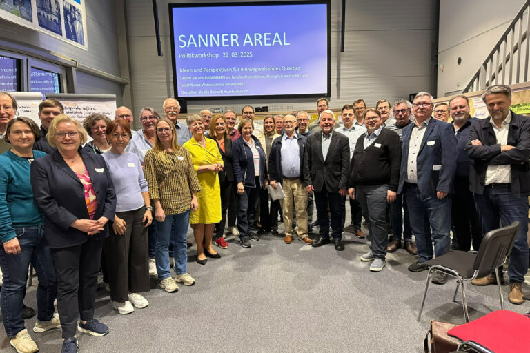 Werkstattgespräch zur Bebauung des ehemaligen Sanner-Geländes