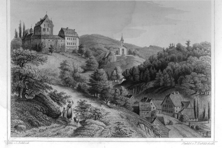Ansicht 1849 Schönberg