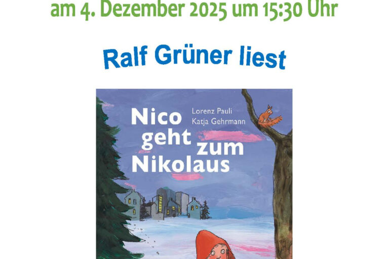 Plakat zur Lesung auf der Insel