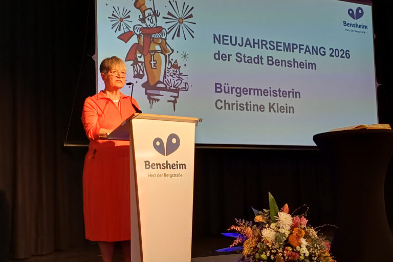 Christine Klein beim Neujahrsempfang