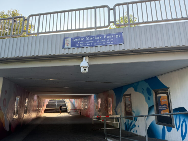 Bahnhofspassage Bensheim in Richtung Innenstadt