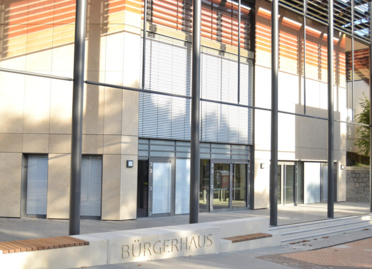 Eingang Bürgerhaus Bensheim