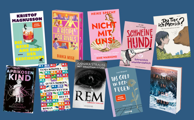 Collage mit den Buch-Covern des Lesefestival