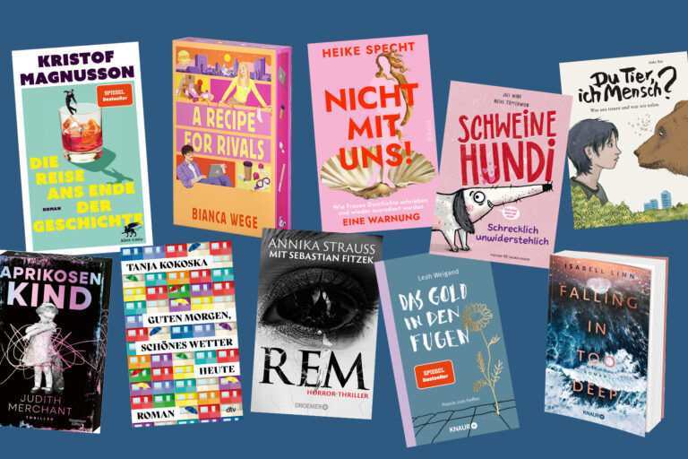 Collage mit den Buch-Covern des Lesefestival