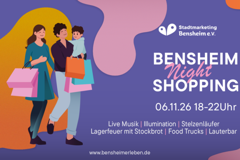 Plakat zum Nightshopping