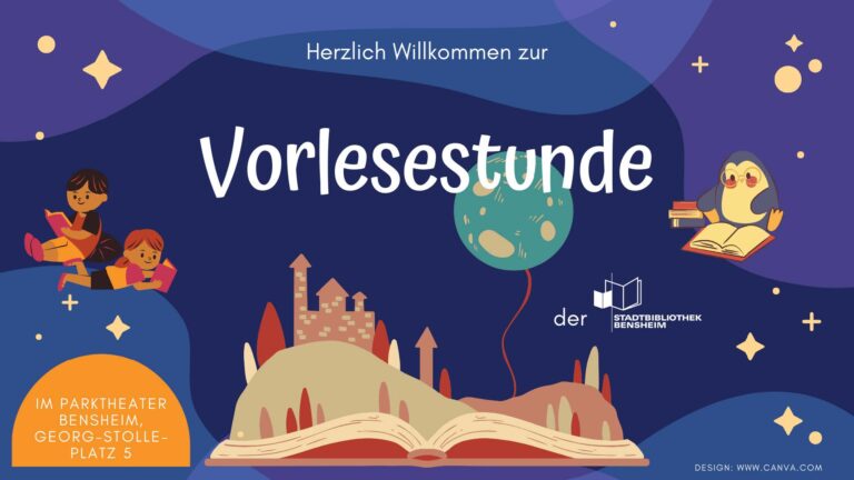 Plakat Vorlesestunde
