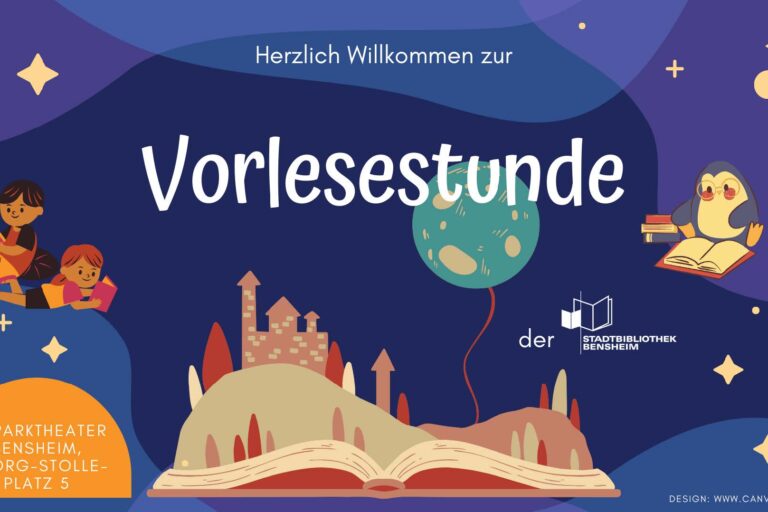 Plakat Vorlesestunde
